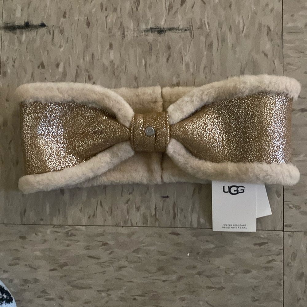 UGG metallic Sherpa head band
